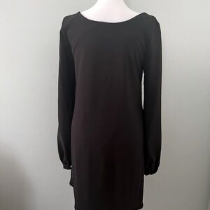 Lulu’s black shirt cocktail dress